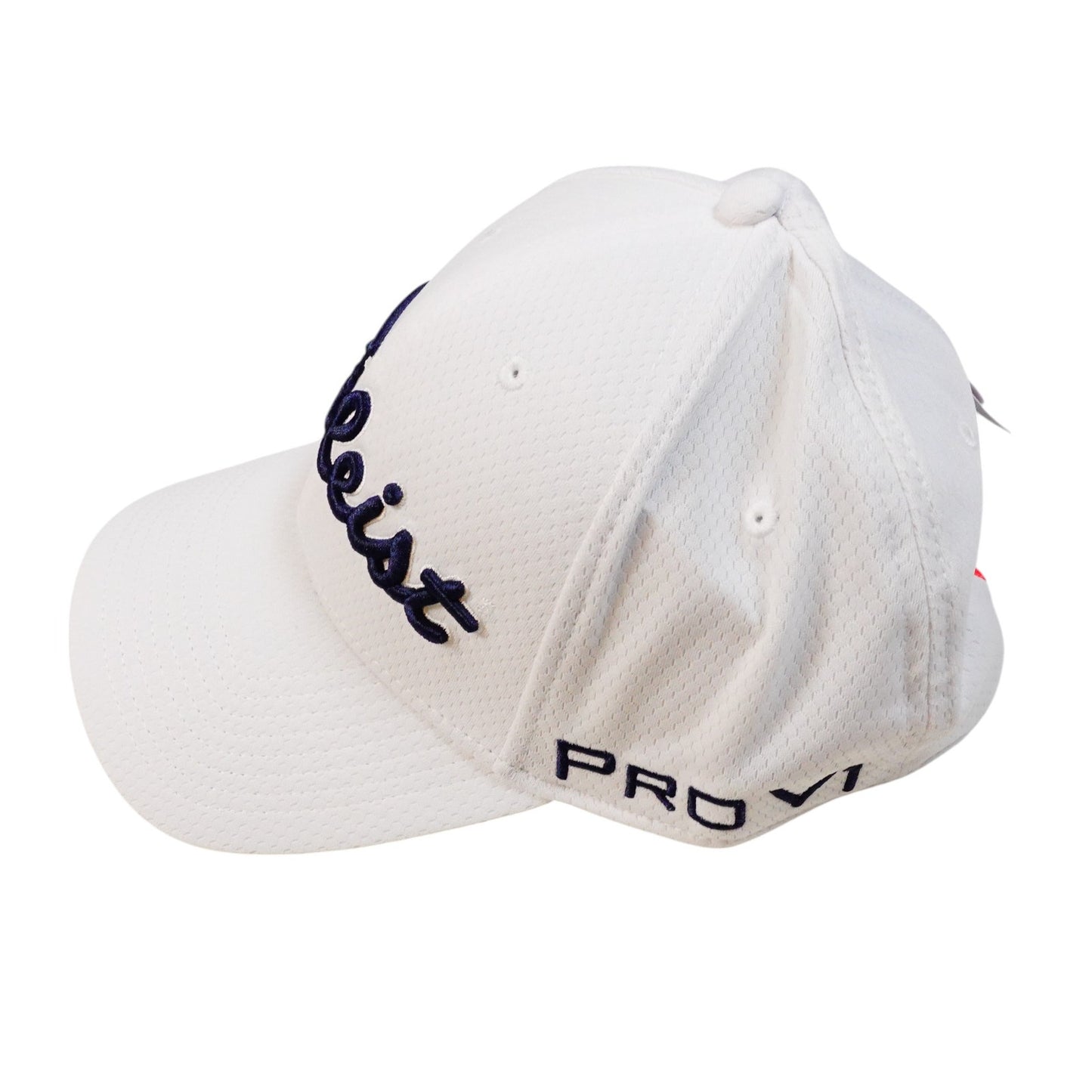 Titleist Tour Elite Pro V1 FJ Embroidered Golf Hat White Blue Letters M / L