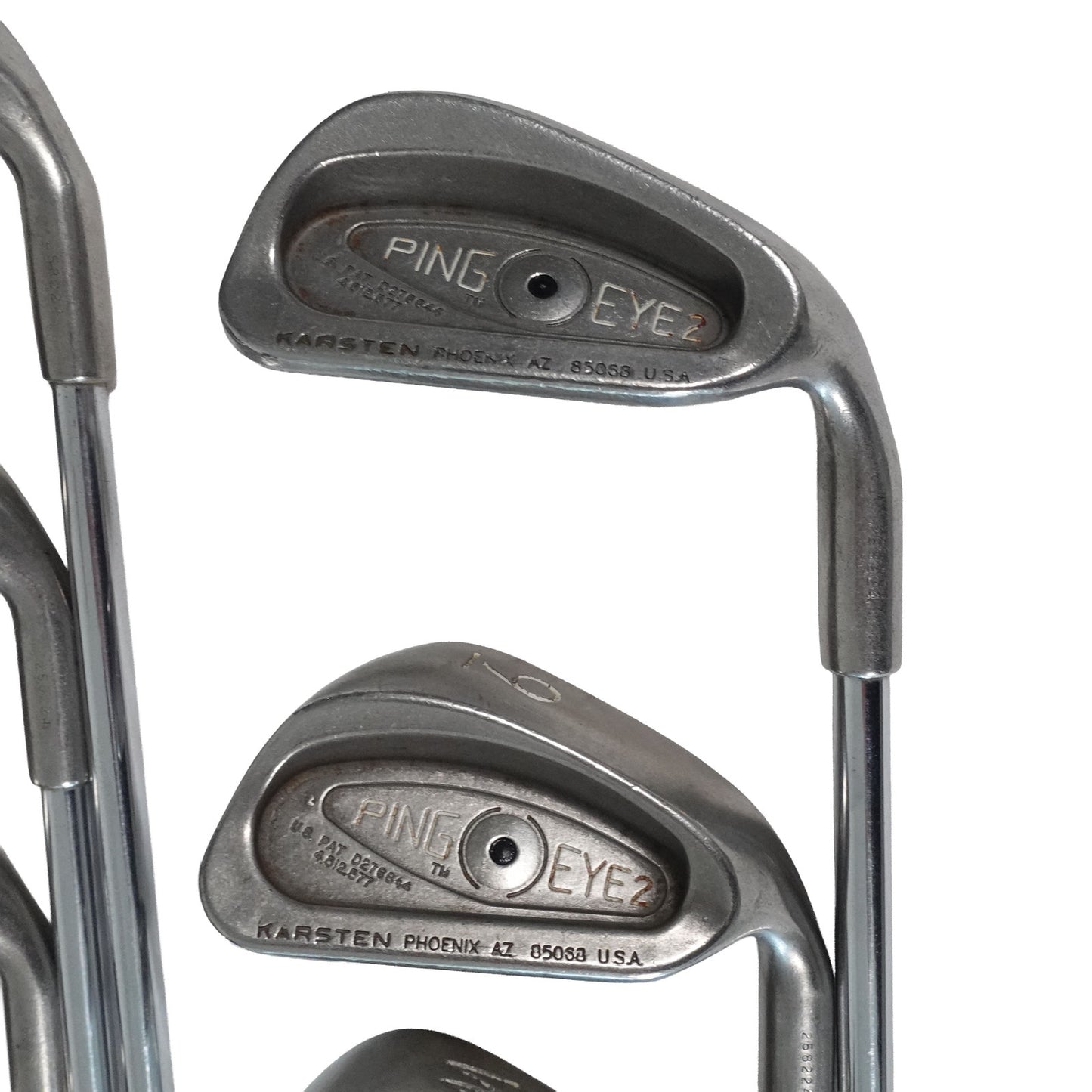 Ping Eye 2 Black Dot Iron Set ZZ Lite Stiff Flex Steel 4-PW Matching Serial RH