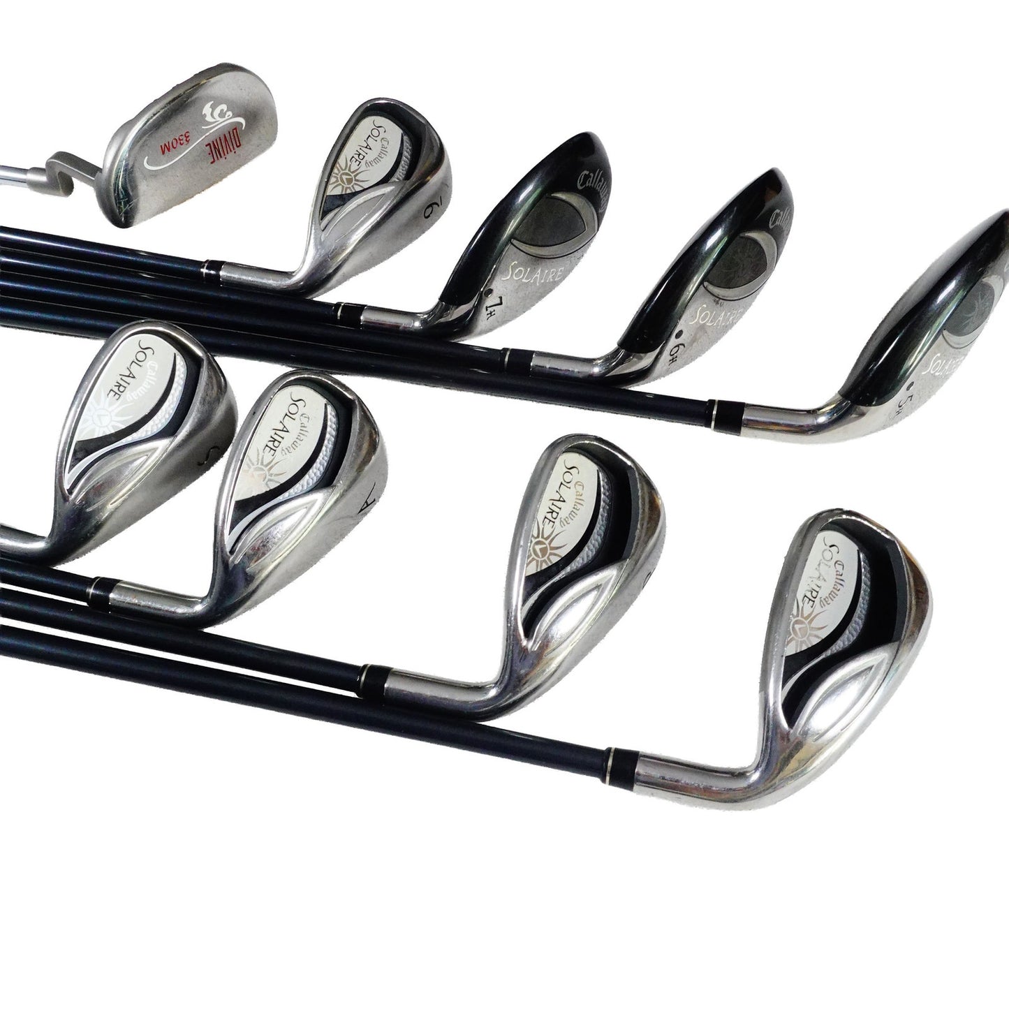 Callaway Solaire 13 Piece Driver Woods Hybrids Irons Putter Ladies Golf Set