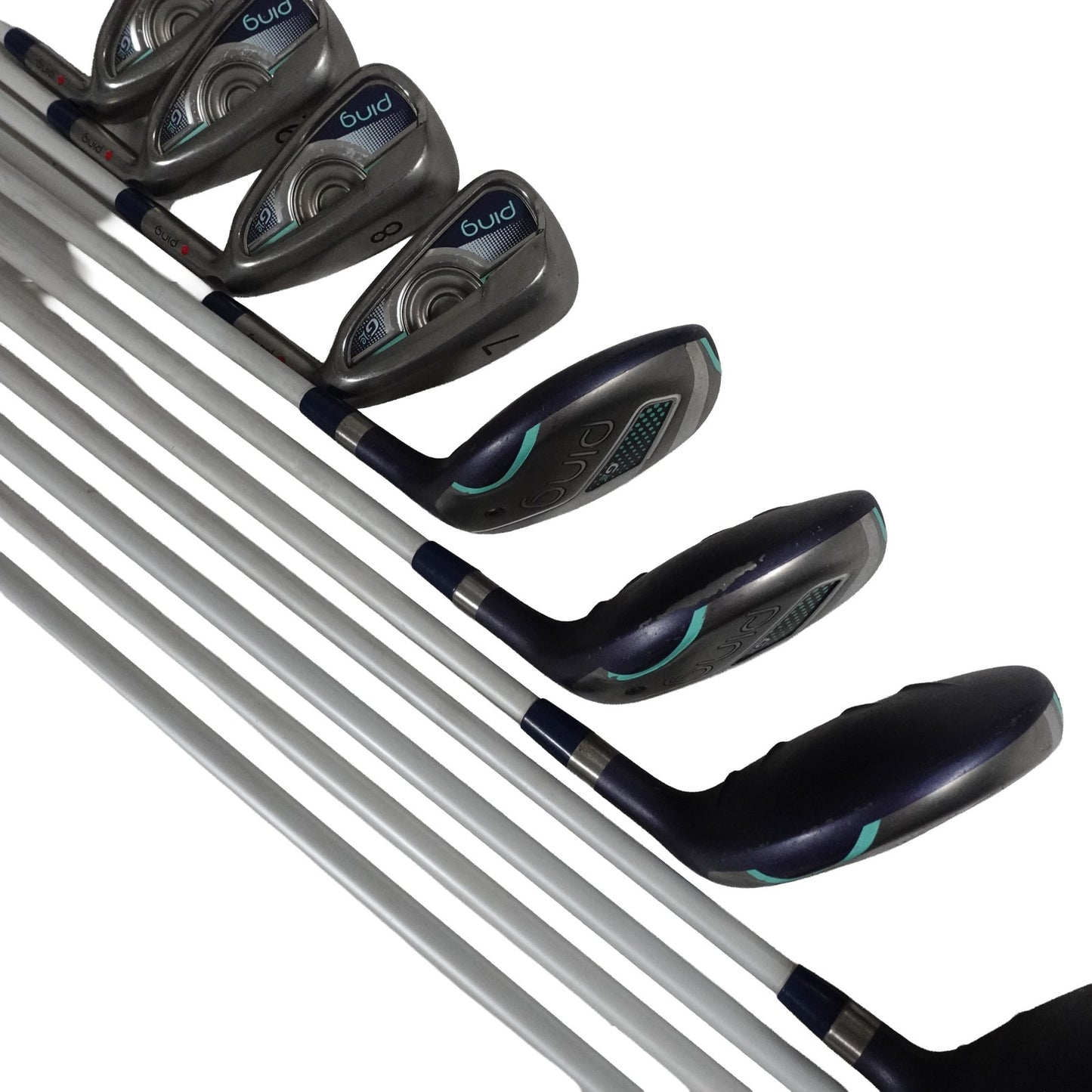 Ping G Le Ladies Golf Set ULT 230 Driver 3 5 7 Wood 4-6H 7-PW Stand Bag RH
