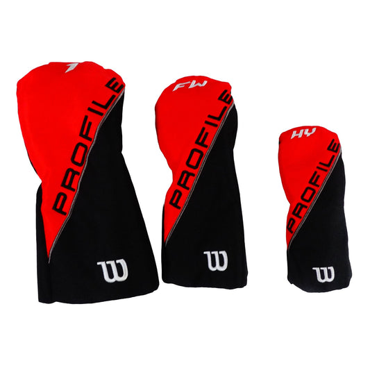 Wilson Profile Driver Fairway Wood Hybrid Head Cover Headcover Set