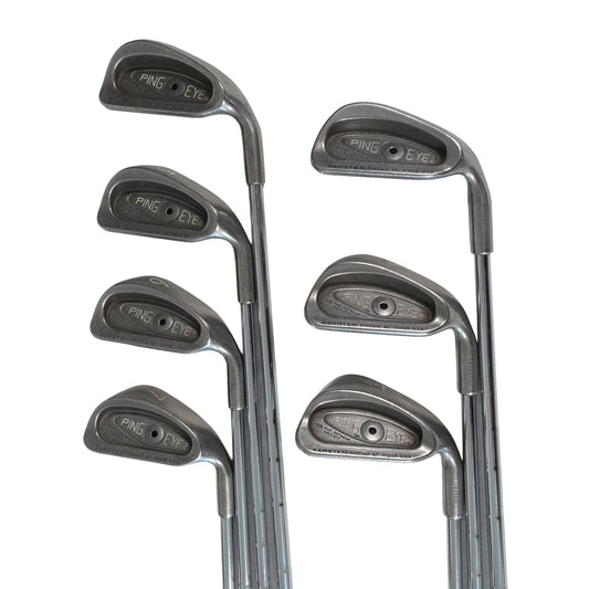 Ping Eye 2 Black Dot Iron Set ZZ Lite Stiff Flex Steel 4-PW Matching Serial RH