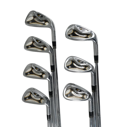 TaylorMade R7 Iron Set Dynamic Gold S300 Stiff Flex Steel 4-PW RH