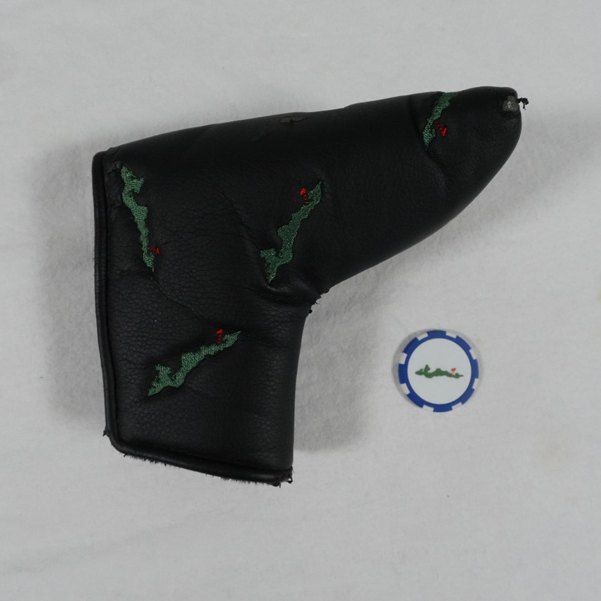 Fisher Island PPG Blade Putter Cover Magnetic and Poker Ball Marker