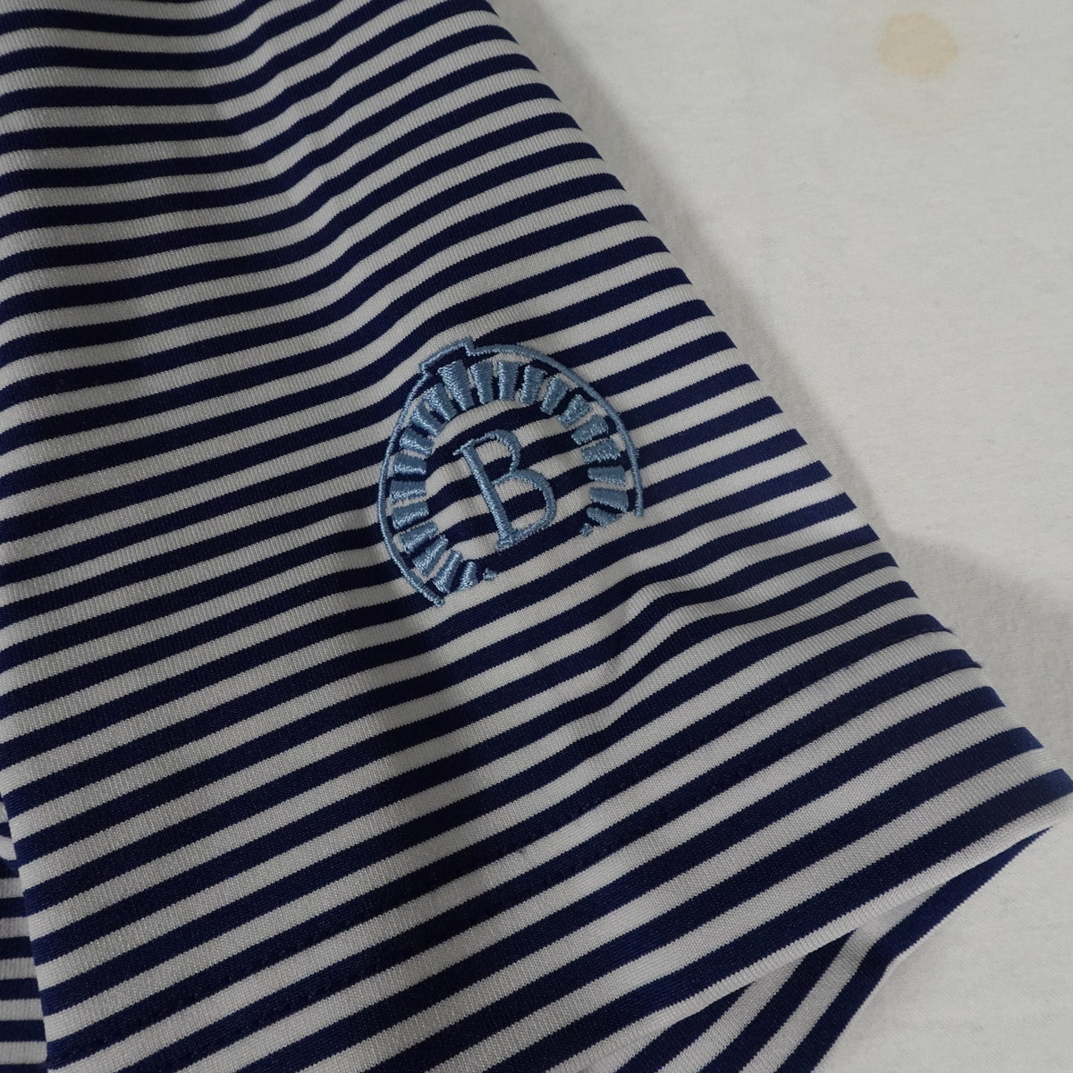 BallenIsles Stitch Performance Striped Golf Polo Shirt Men's Large