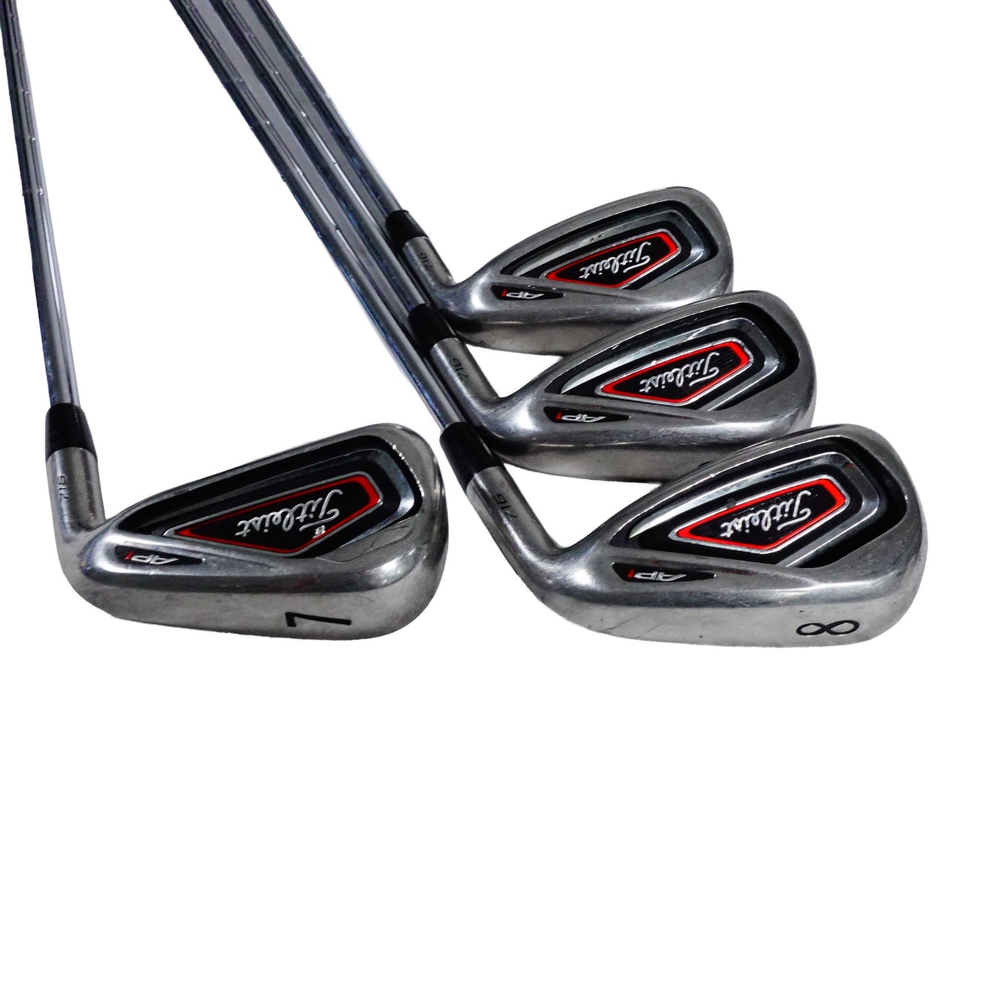 Titliest AP1 716 Iron Set Dynamic Gold X100 Steel 4-PW RH +1/2" NEW GRIPS
