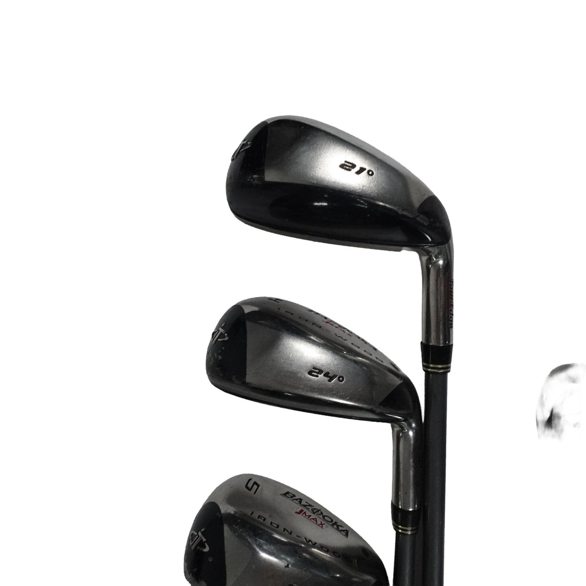 Tour Edge Bazooka JMax Iron Wood Set A Senior Flex Graphite 3-PW RH NEW GRIPS
