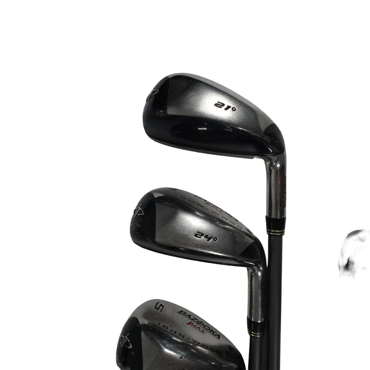 Tour Edge Bazooka JMax Iron Wood Set A Senior Flex Graphite 3-PW RH NEW GRIPS