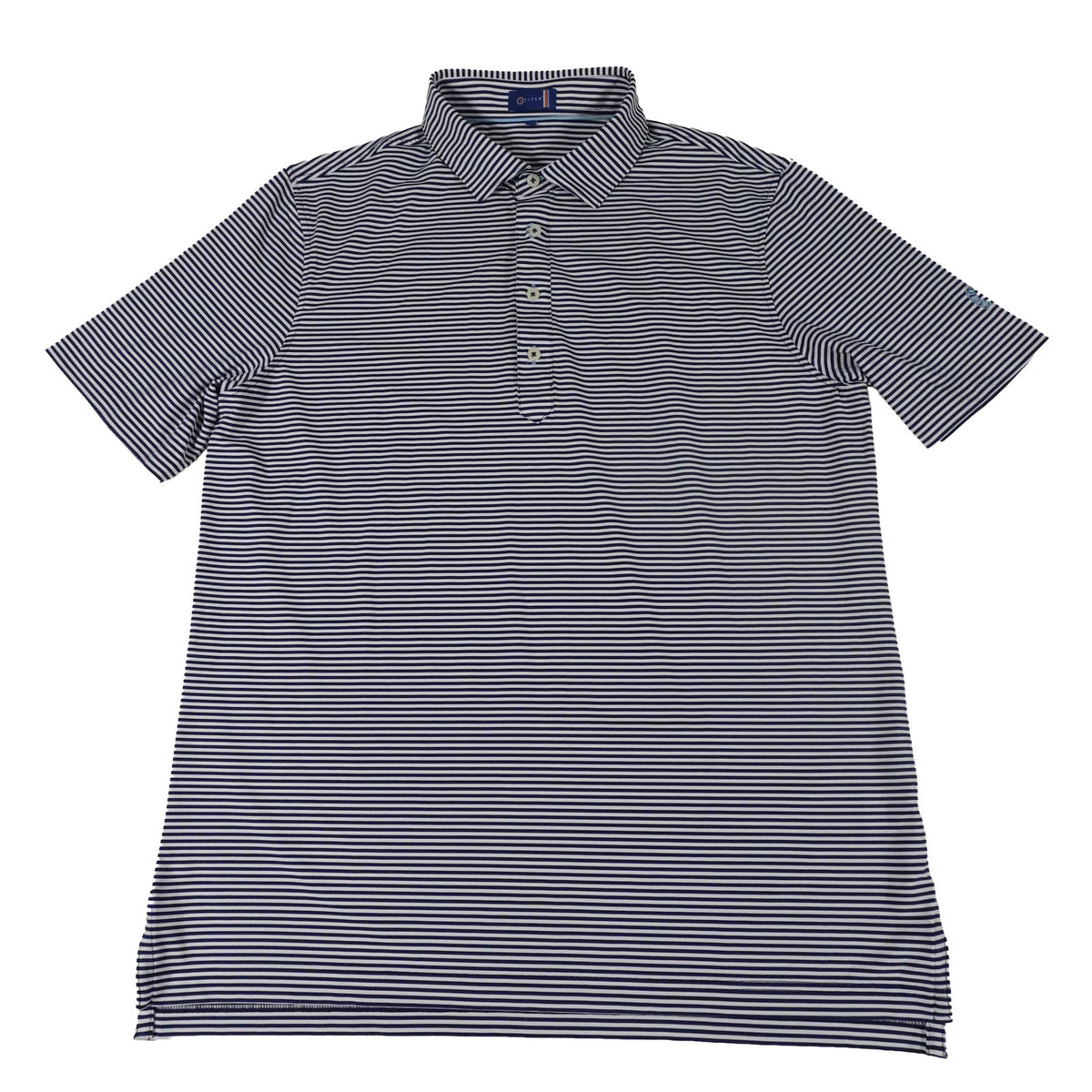 BallenIsles Stitch Performance Striped Golf Polo Shirt Men's Large