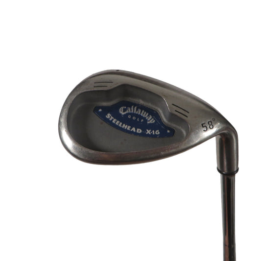 Callaway Steelhead X-16 Lob Wedge 58 Degree Uniflex Steel 35" RH NEW GRIP