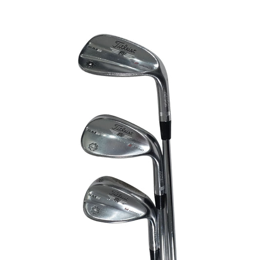 Titleist SM6 Vokey 50 54 58 Wedge Set DG R300 Regular Flex Steel RH NEW GRIPS