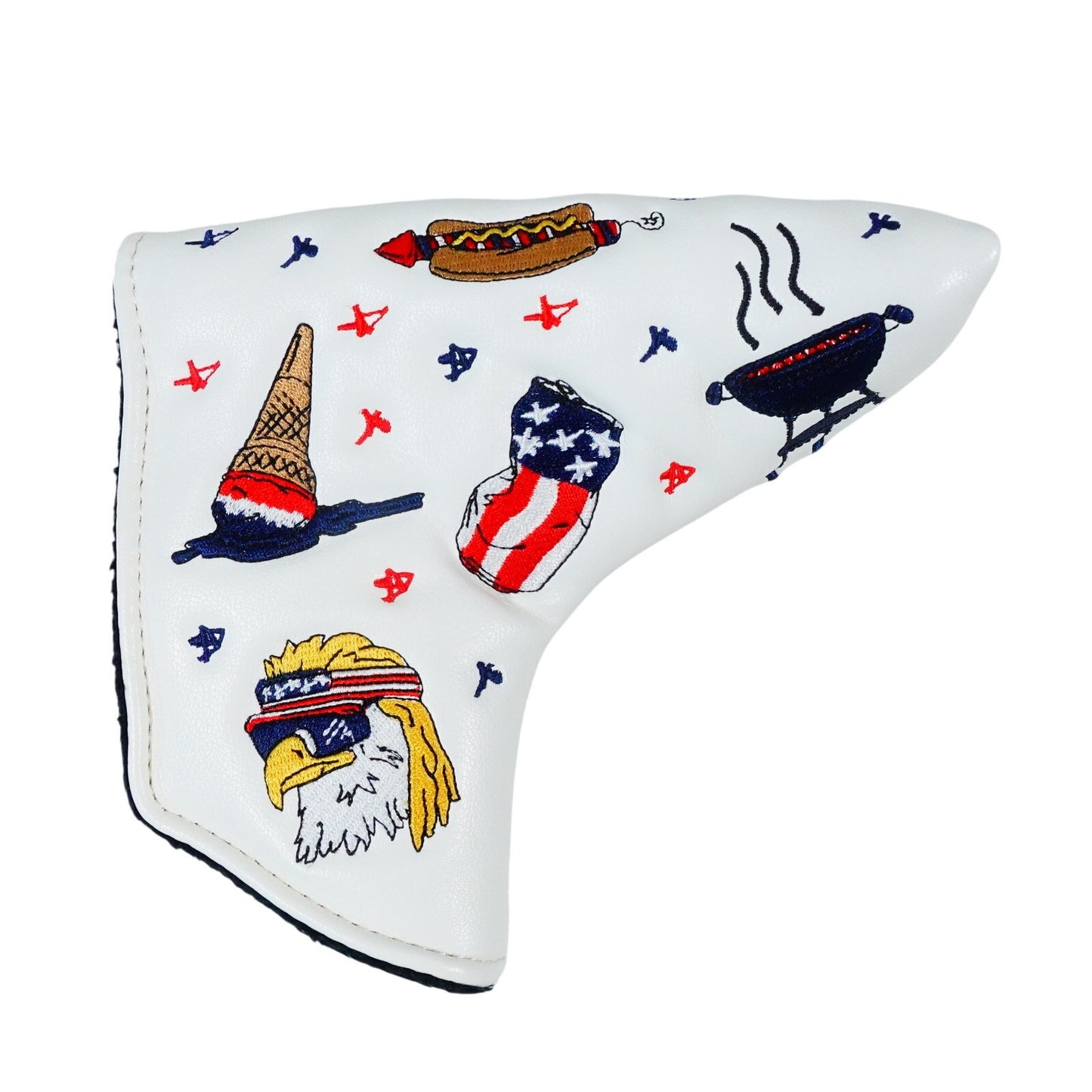 Travis Mathew 4th of July America Eagle Sunglasses USA Fireworks Putter Cover