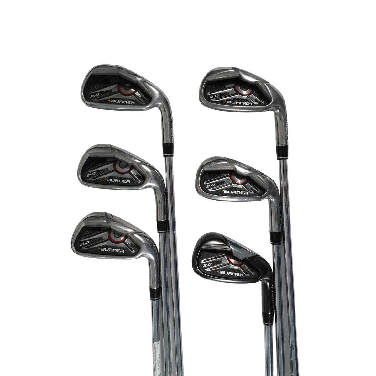 TaylorMade Burner 2.0 Iron Set Regular Flex 85 Steel 5-PW RH NEW GRIP