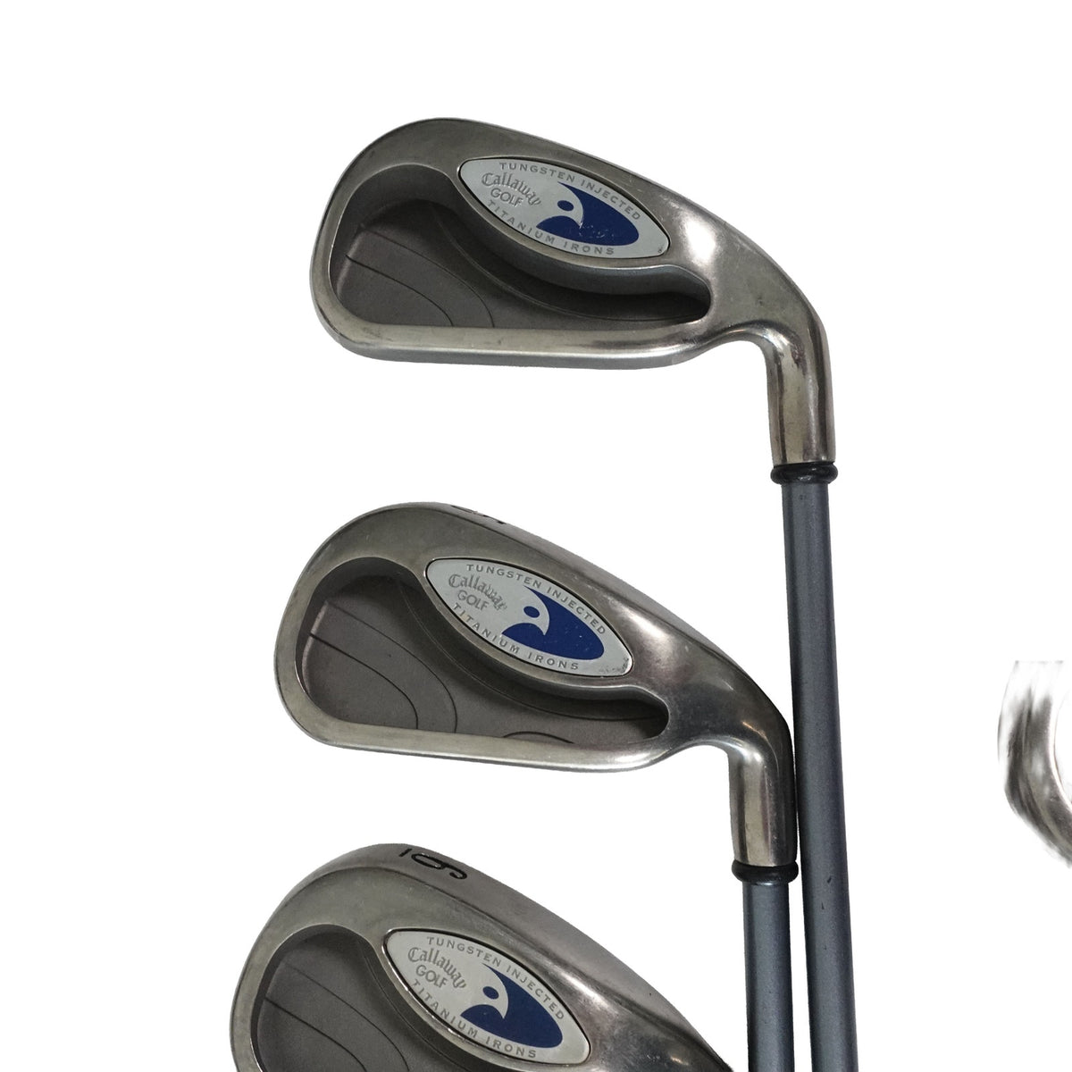 Callaway Hawkeye Iron Set Regular Flex Graphite 4-PW+SW RH NEW GRIPS