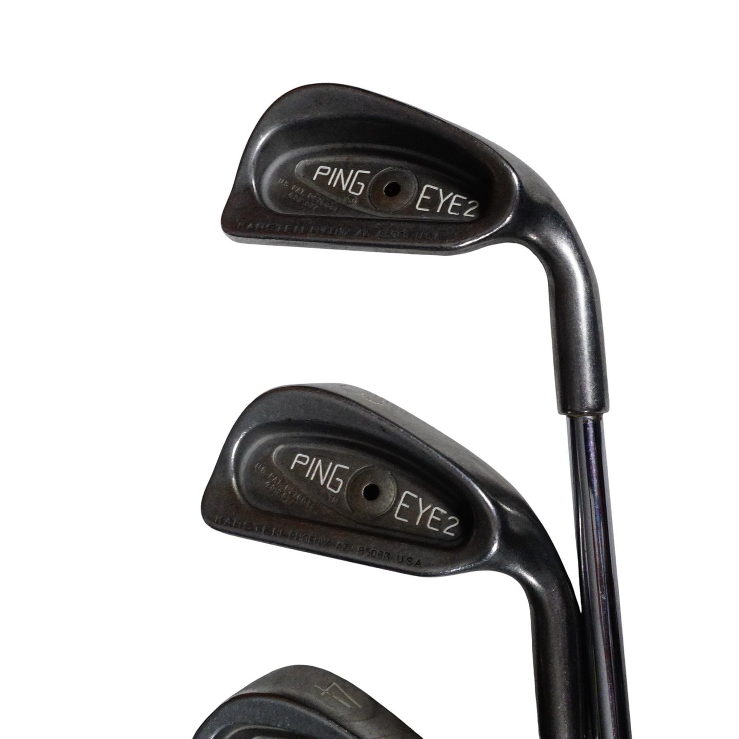 PIng Eye 2 Black Dot Iron Set Matching Serial ZZ Lite Stiff Flex Steel 2-PW RH