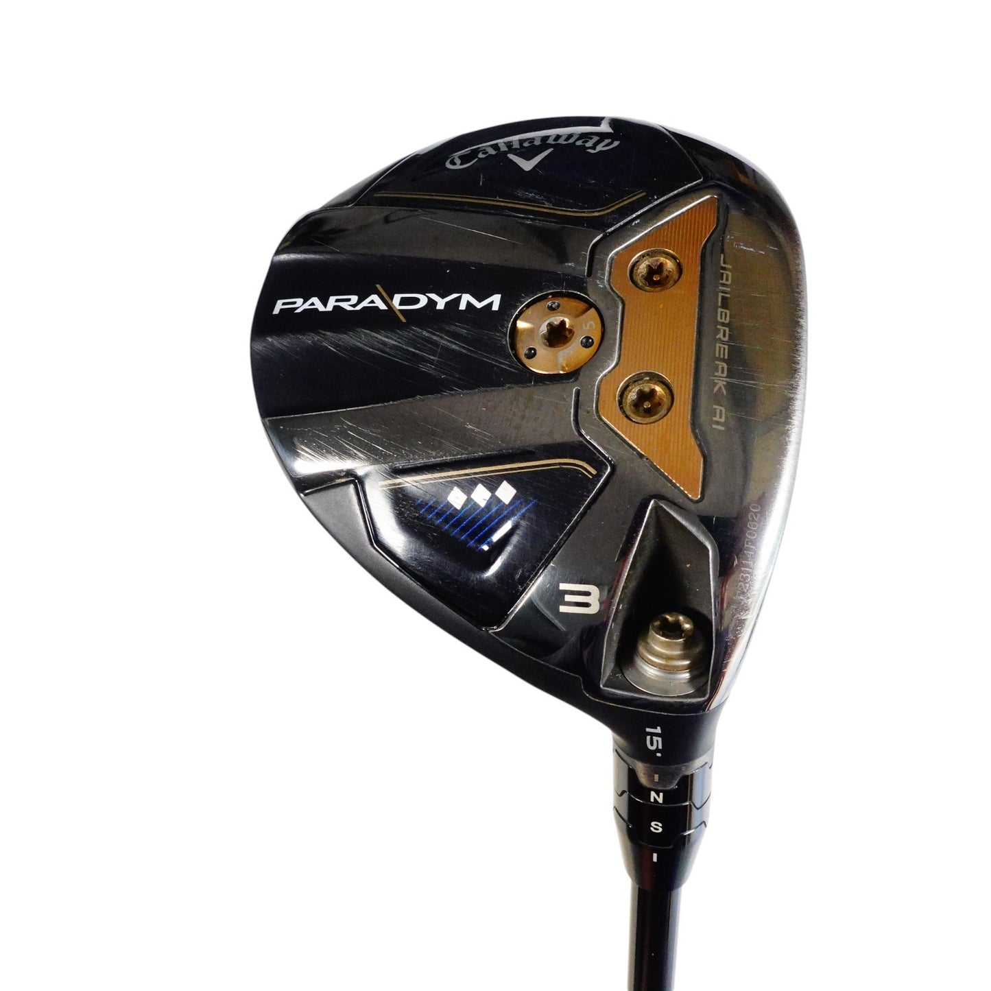 Callaway Paradyn Triple Diamond 3 Wood Kai'li 70 X Extra Stiff 43" RH w HC
