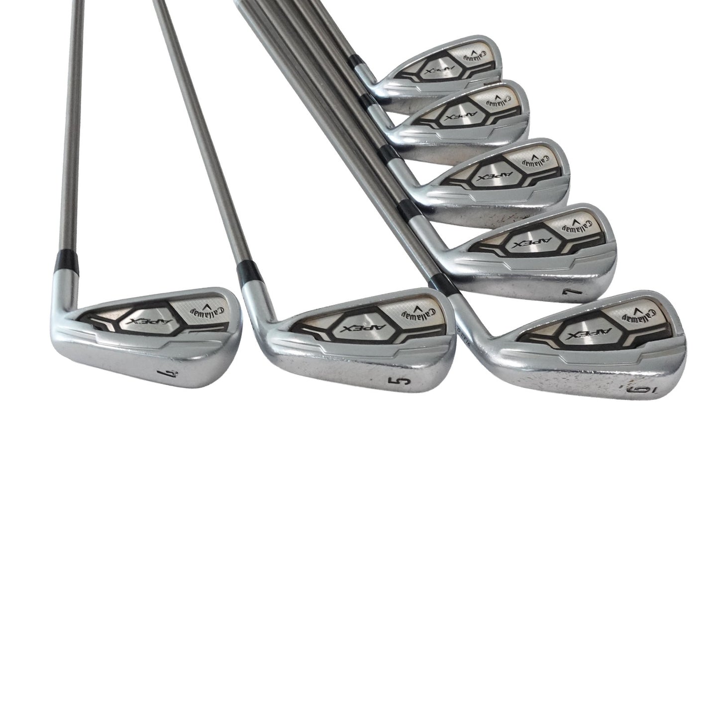 Callaway Apex CF16 Iron Set SteelFiber i110 Stiff Flex PURE Graphite 4-PW RH