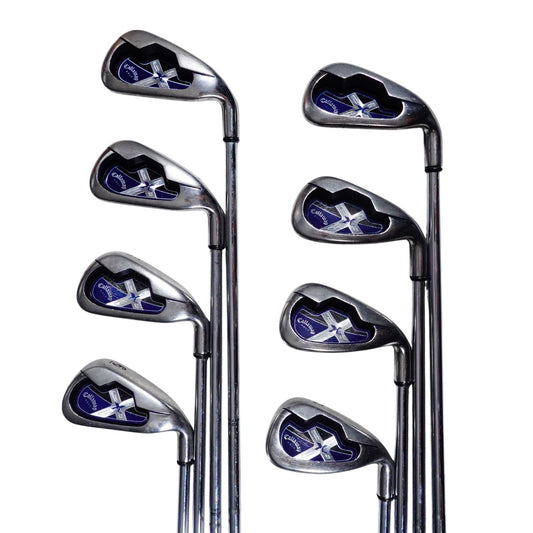 Callaway X18 Iron Set Uniflex Steel 3-PW RH NEW GRIPS