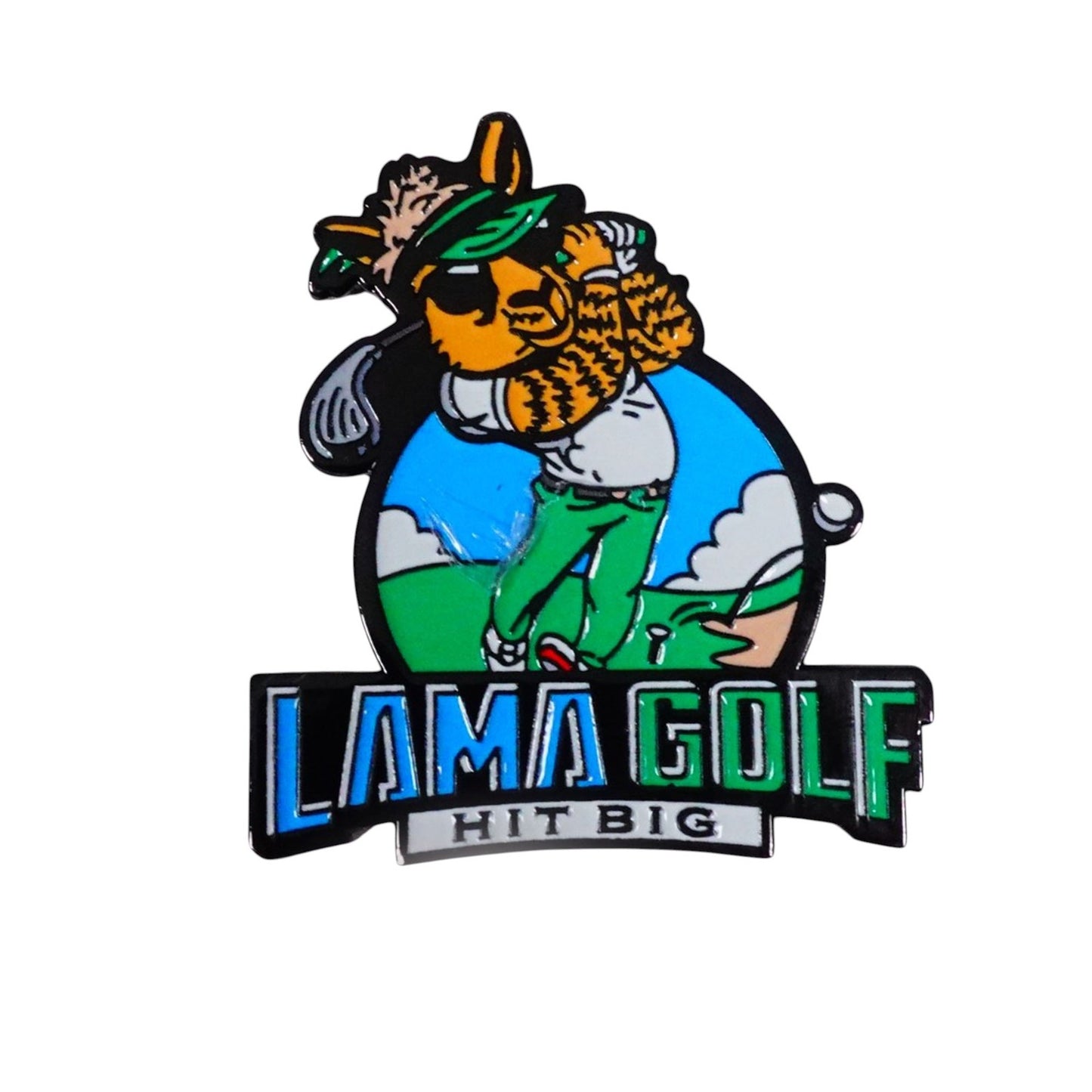 Lama Golf 3rd Edition 2" Golf Ball Marker Hit Big