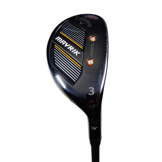 Callaway Mavrik 3 Hybrid 18 Degree Catalyst 75 6.0 Stiff Flex Graphite 40.5" RH
