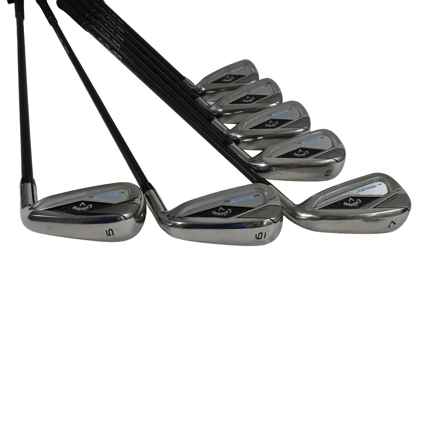 Callaway Paradym Ai Smoke HL Iron Set Cypher 5.5 Regular Flex Graphite 5-PW+A RH
