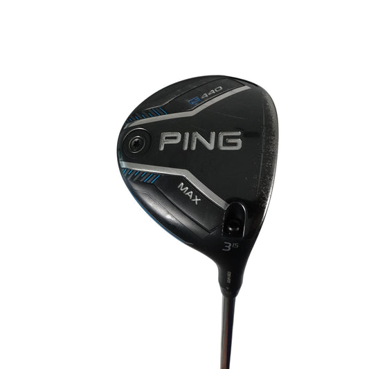 Ping G440 Max 3 Wood 15 Degree Tour 2.0 Stiff Flex 75 Graphite 43" RH
