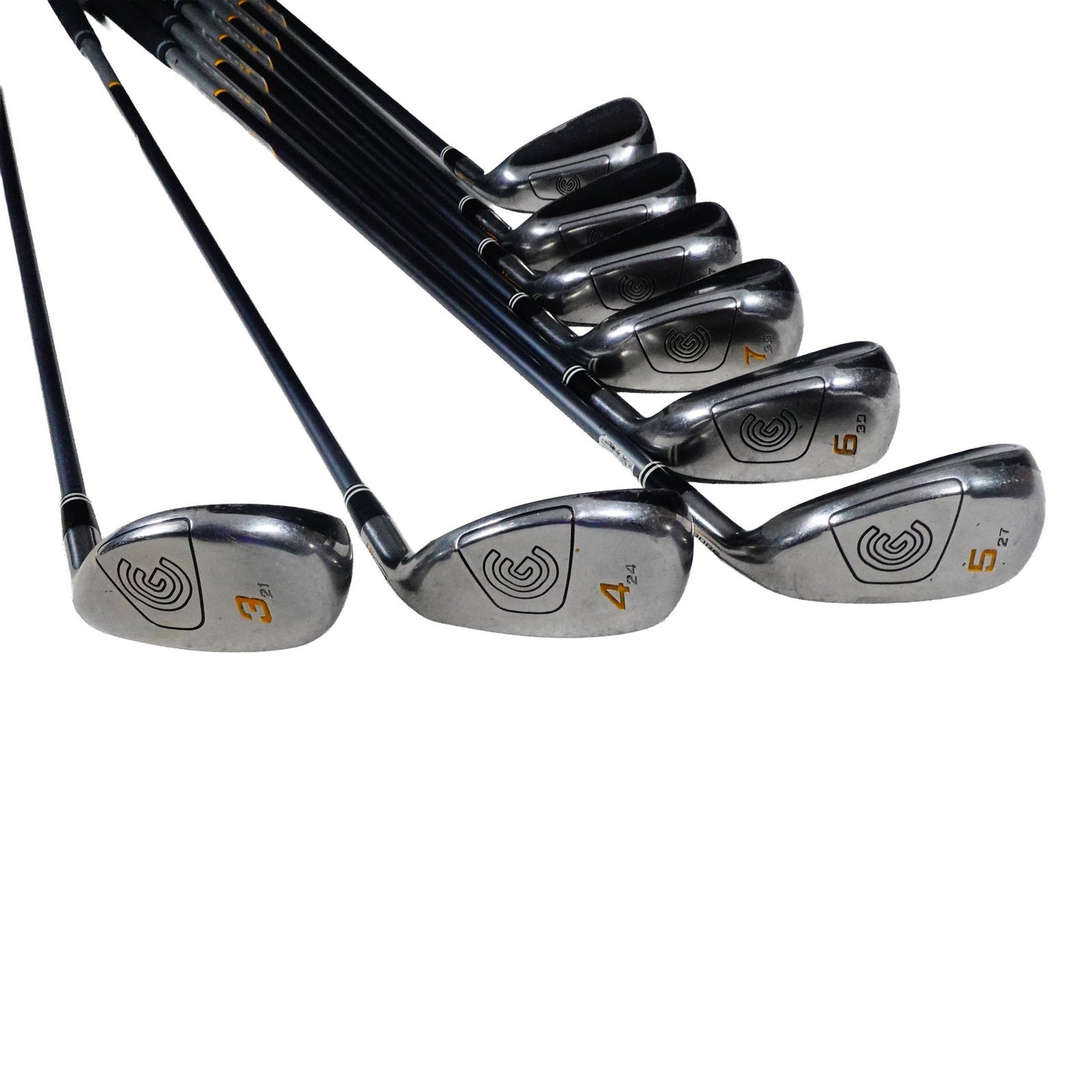 Cleveland HiBore Hybrid Iron Set Regular Flex Graphite 3-PW RH NEW GRIP