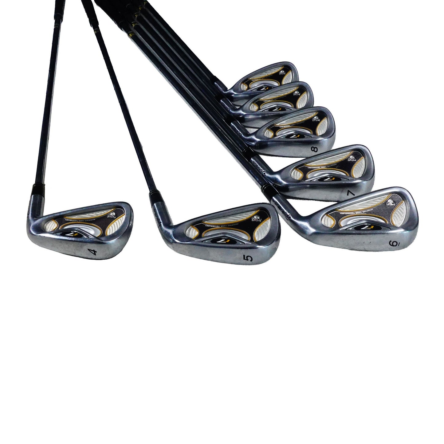 TaylorMade R7 TP Iron set Dynamic Gold S300 Stiff Flex Steel 4-PW RH