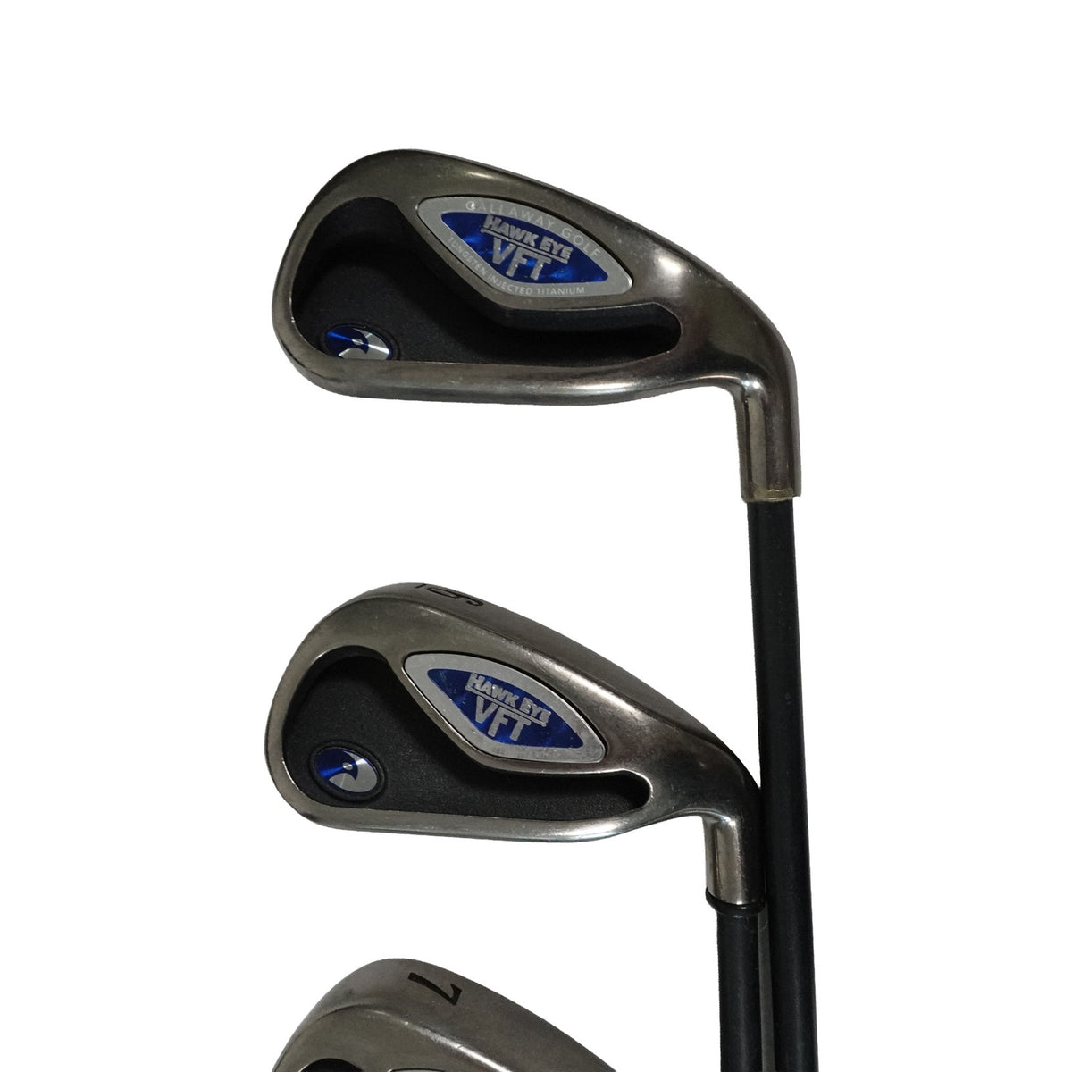 Callaway Hawkeye VFT Iron Set System 75 Regular Flex Graphite 5-PW RH NEW GRIPS