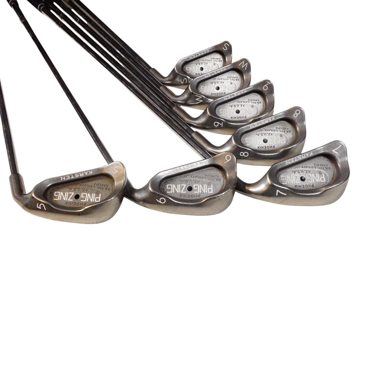 Ping Zing Black Dot Iron Set JZ Stiff Flex Steel 5-PW+SW Matching Serials RH