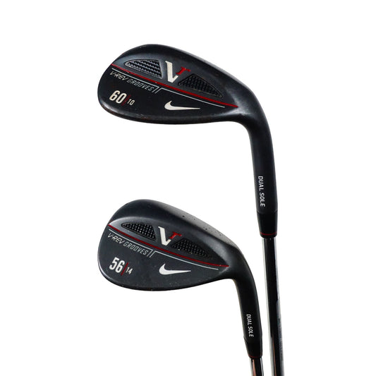 Nike V-Rev Grooves 56 60 Degree Sand Low Wedge LW SW Set Dynamic Gold S400 RH