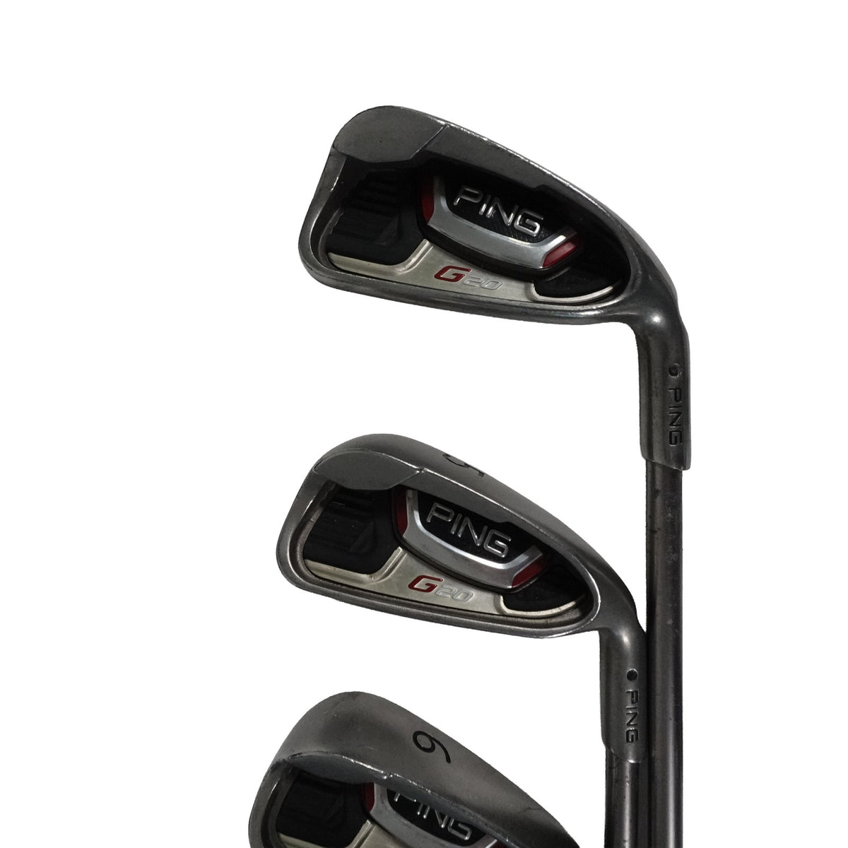 Ping G20 Black Dot Iron Set TFC 169 I Stiff Flex Graphite 4-PW+ U RH NEW GRIPS