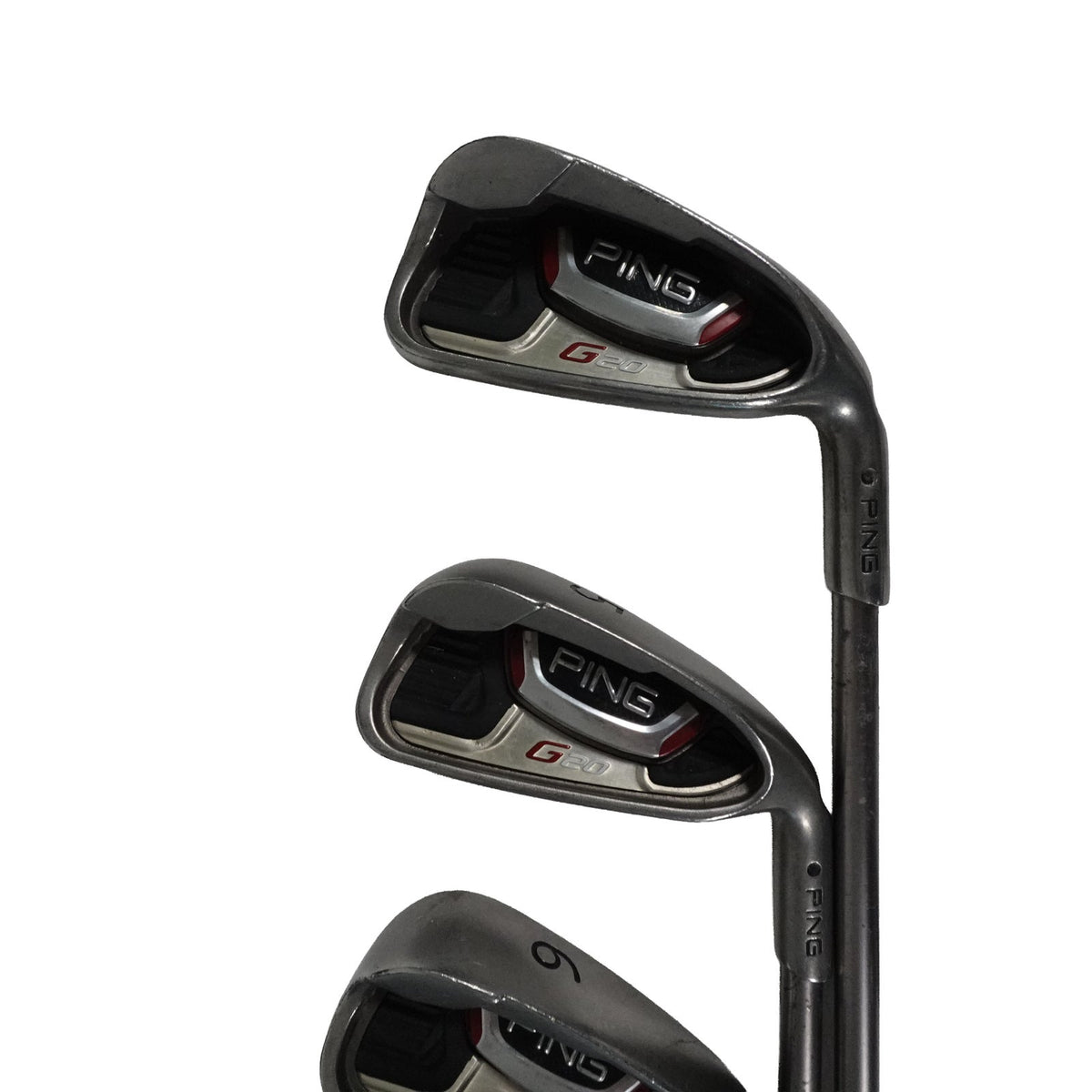 Ping G20 Black Dot Iron Set TFC 169 I Stiff Flex Graphite 4-PW+ U RH NEW GRIPS