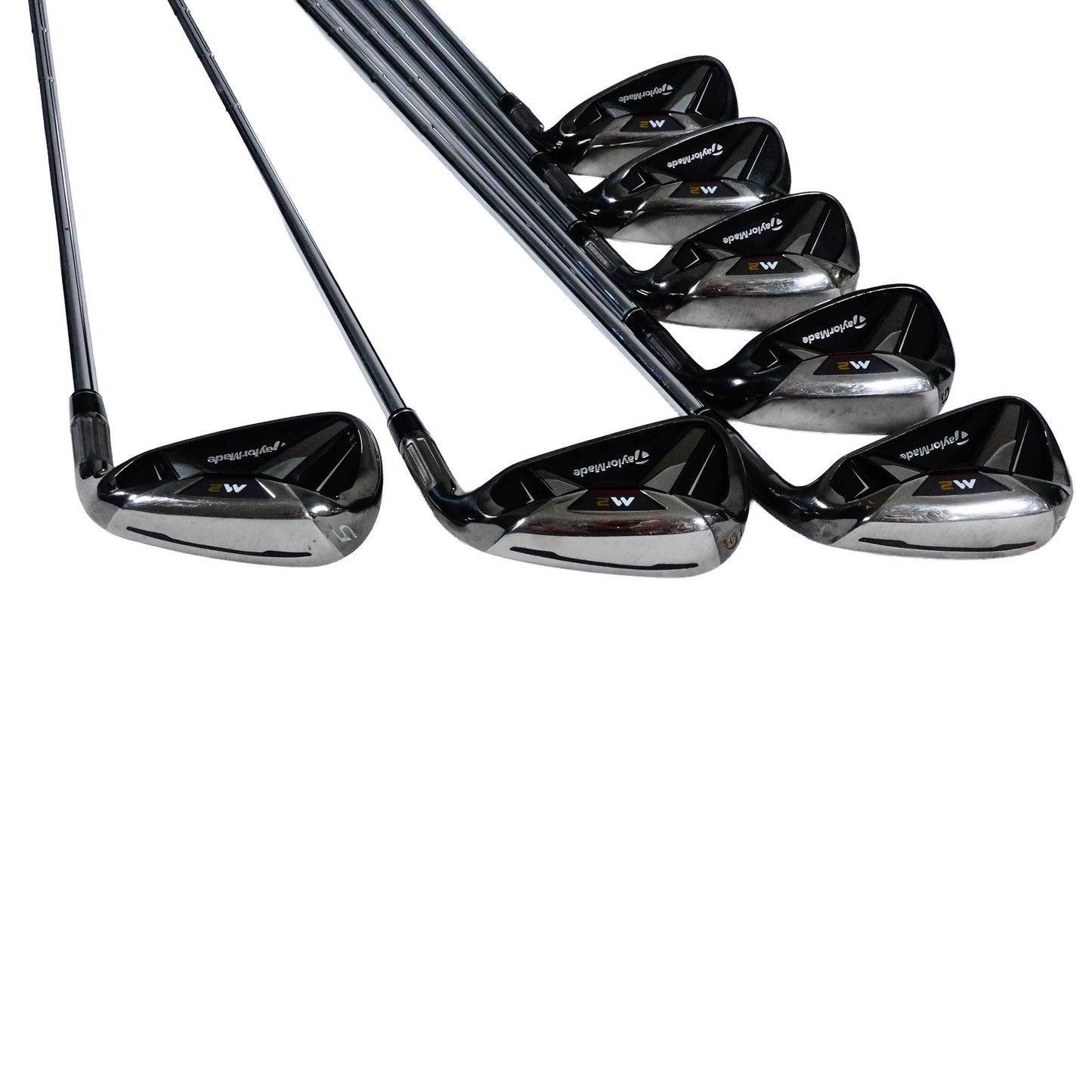 TaylorMade M2 Iron Set REAX Regular Flex 88 Steel Golf Pride 5-PW+A +1/2" RH