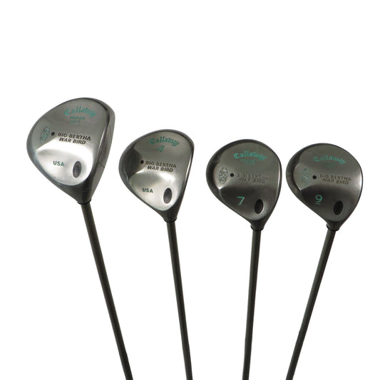Callaway War Bird Driver 4 7 9 Wood Set Gems Ladies Flex Graphite RH NEW GRIPS