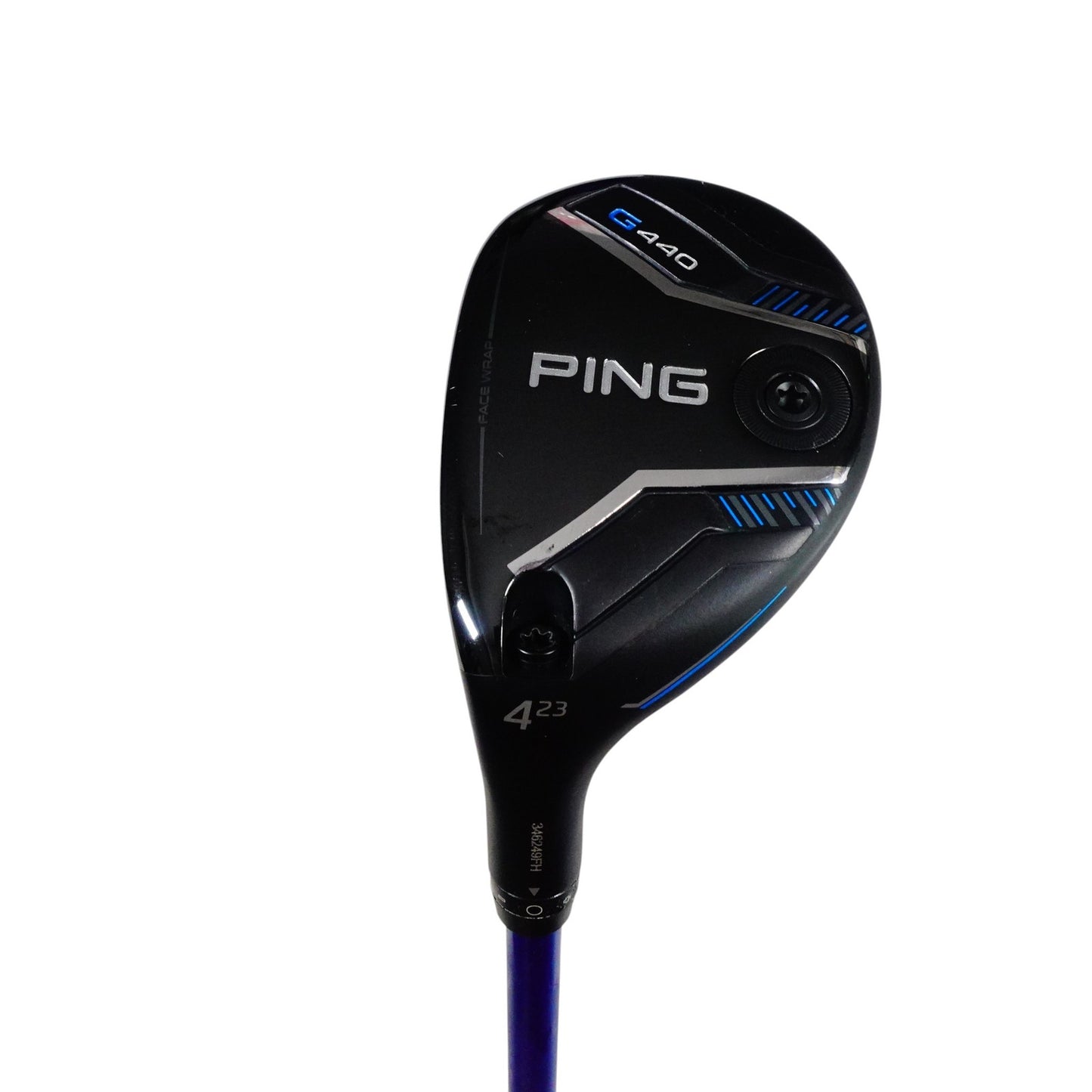 Ping G440 4 Hybrid 23 Degree Velocore+ 8-S Stiff Flex Blue 40" LH w HC