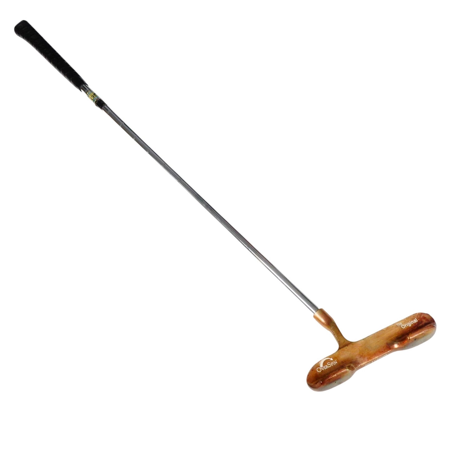 OverSpin The Original Brass Putter Cleaned 34.5" Golf Pride RH
