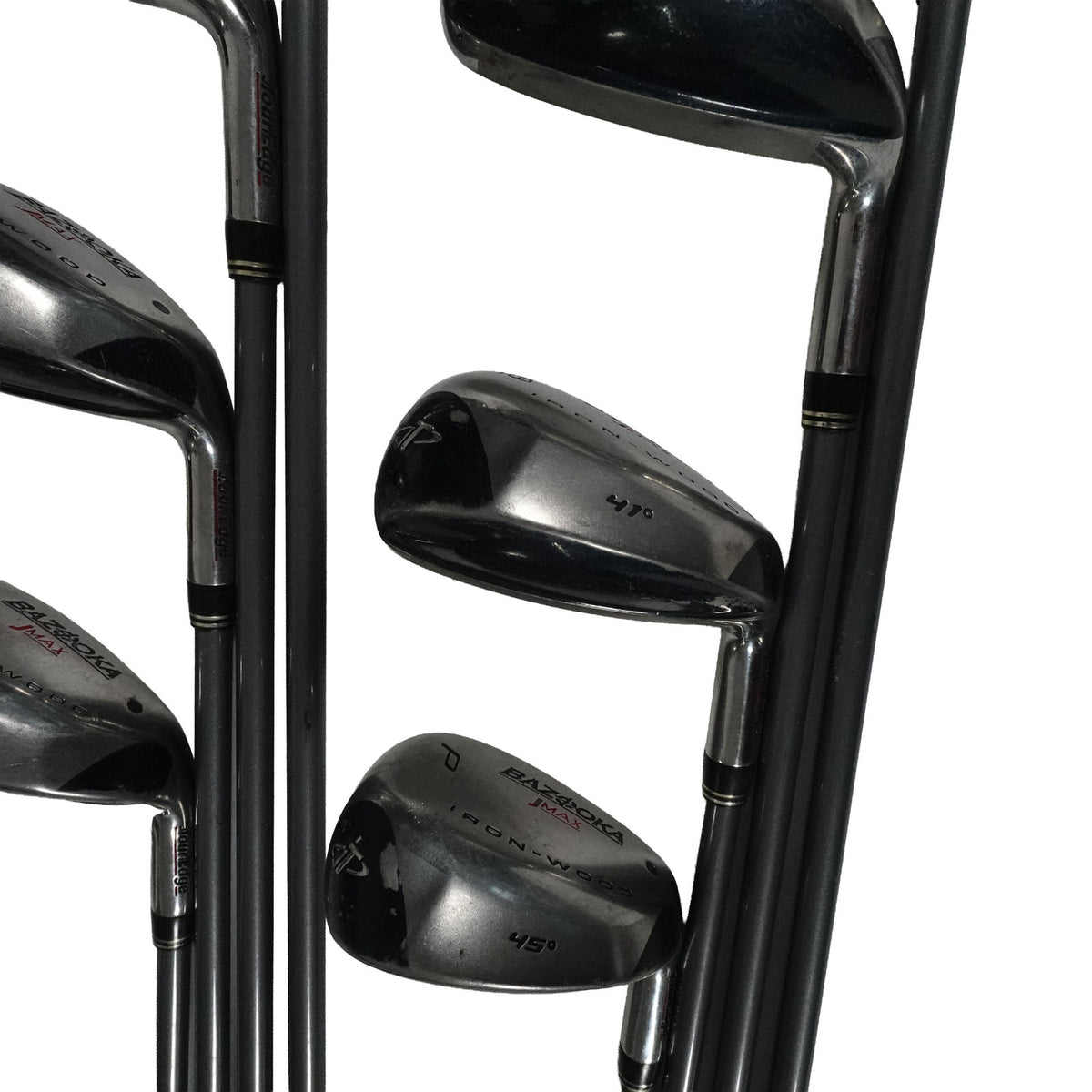 Tour Edge Bazooka JMax Iron Wood Set A Senior Flex Graphite 3-PW RH NEW GRIPS