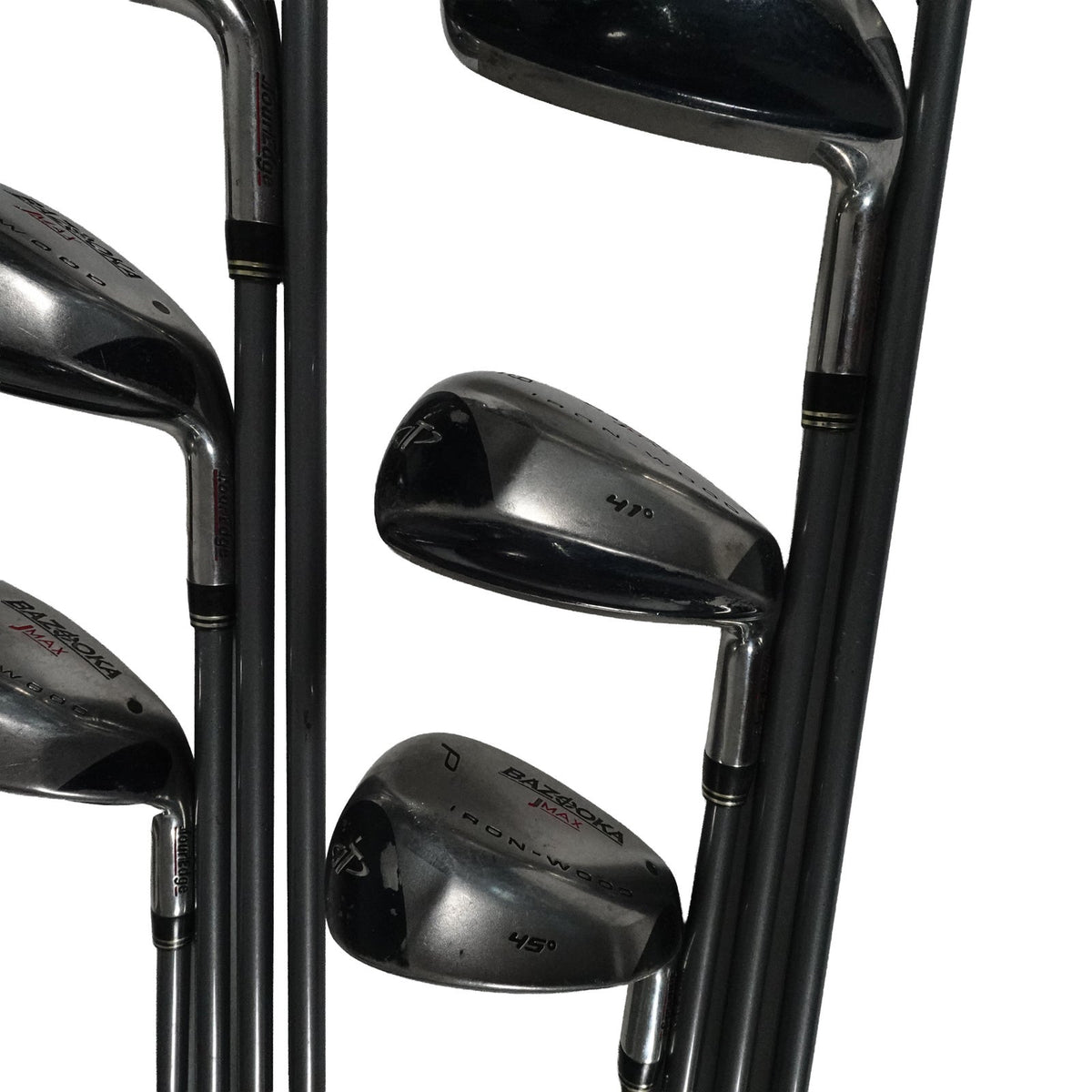 Tour Edge Bazooka JMax Iron Wood Set A Senior Flex Graphite 3-PW RH NEW GRIPS