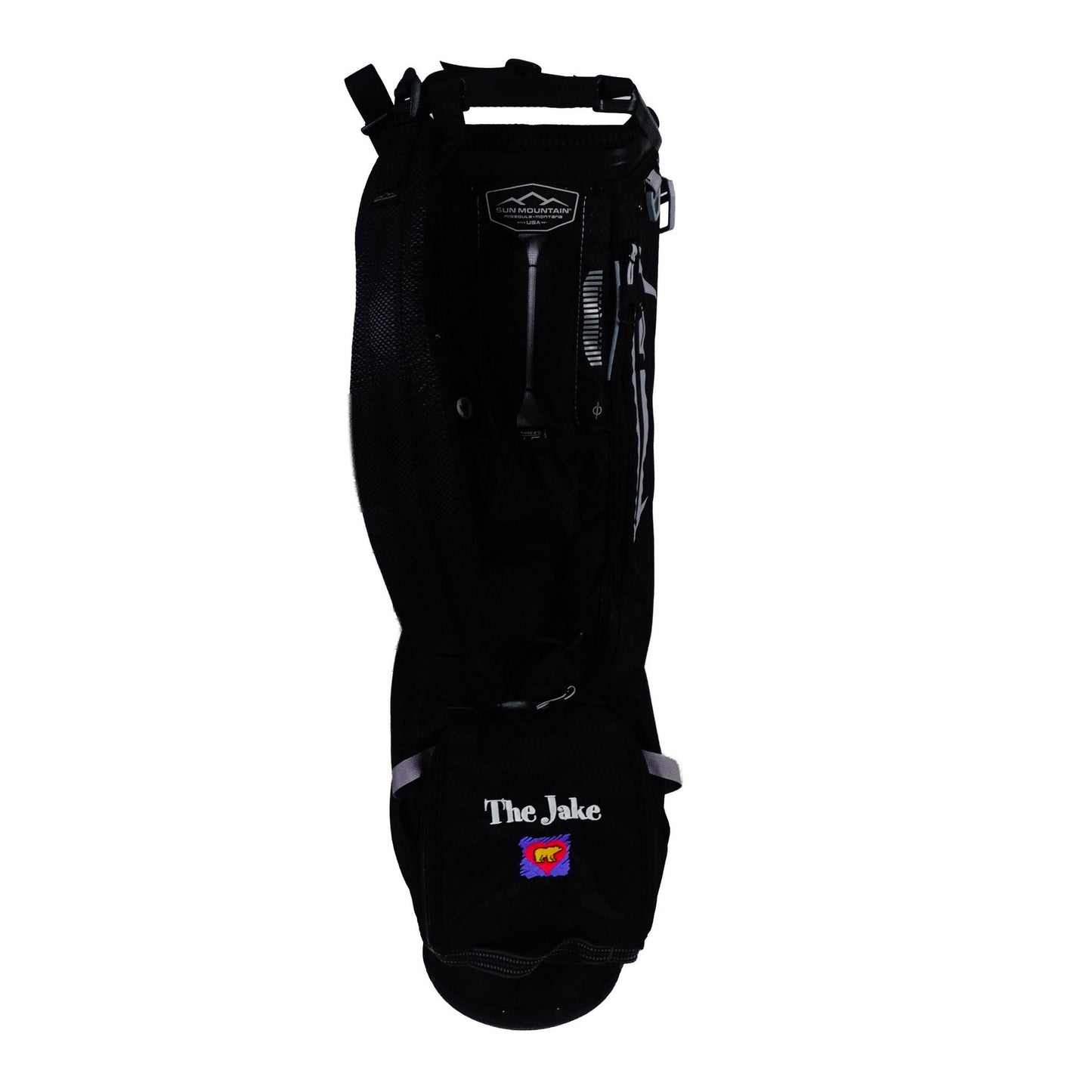 Sun Mountain The Jake Jack Nicklaus 4 Way Carry Dual Strap Stand Golf Bag w RC