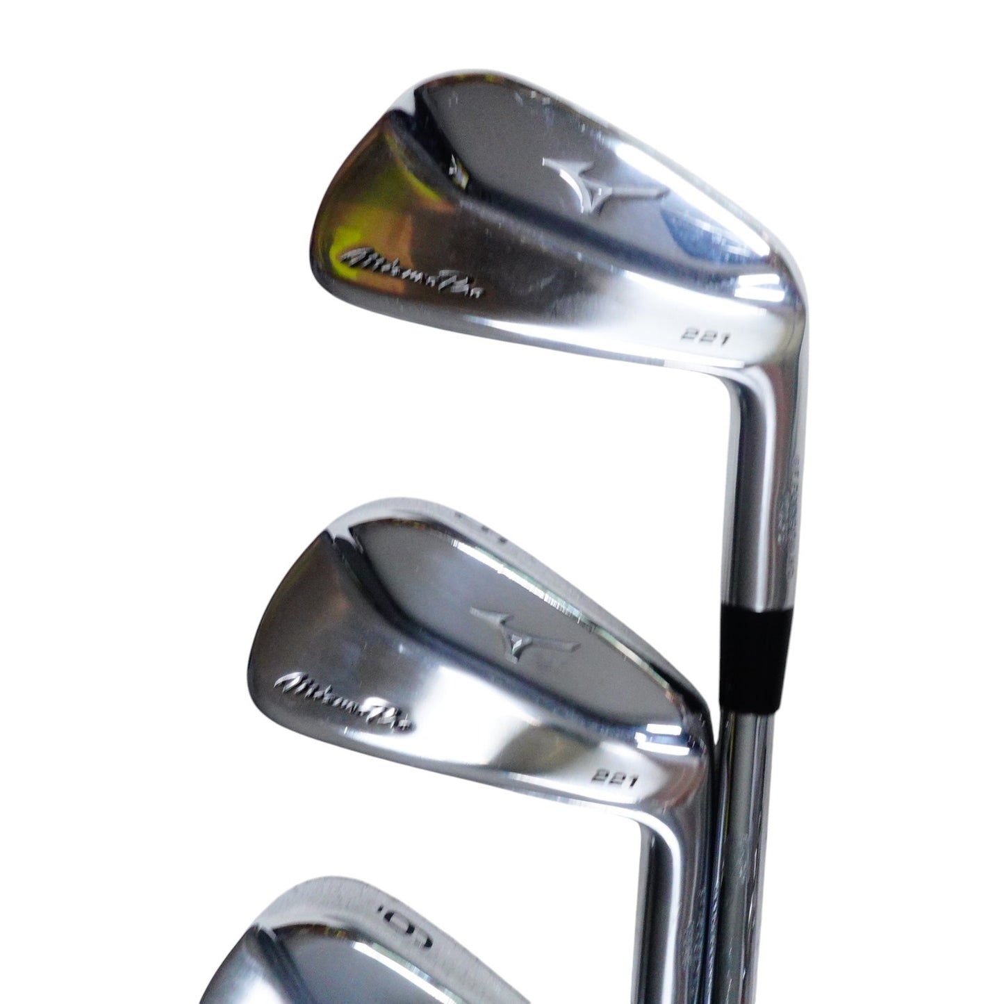 Mizuno Pro 221 Iron Set Dynamic Gold S300 Stiff Flex Steel 4-PW Very Good RH