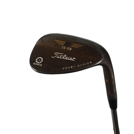 Titleist Vokey SM4 Raw 56 D 08 Sand Wedge Flex Steel 35.5" RH NEW GRIP
