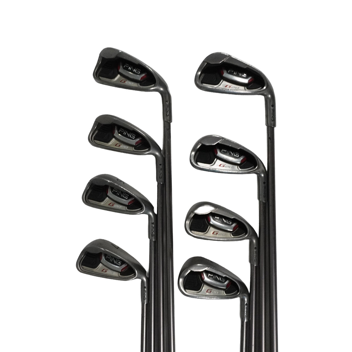 Ping G20 Black Dot Iron Set TFC 169 I Stiff Flex Graphite 4-PW+ U RH NEW GRIPS