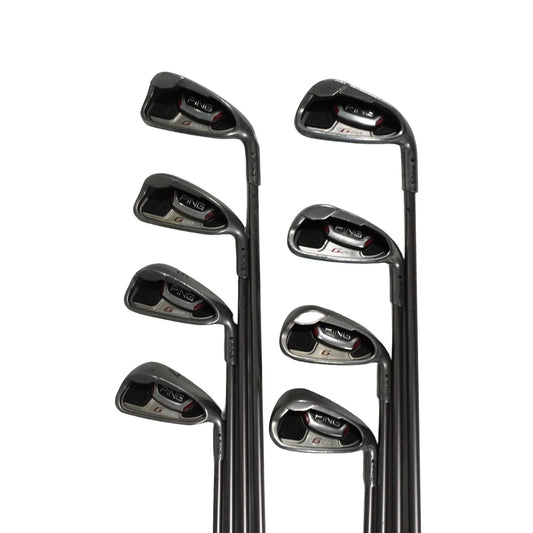 Ping G20 Black Dot Iron Set TFC 169 I Stiff Flex Graphite 4-PW+ U RH NEW GRIPS