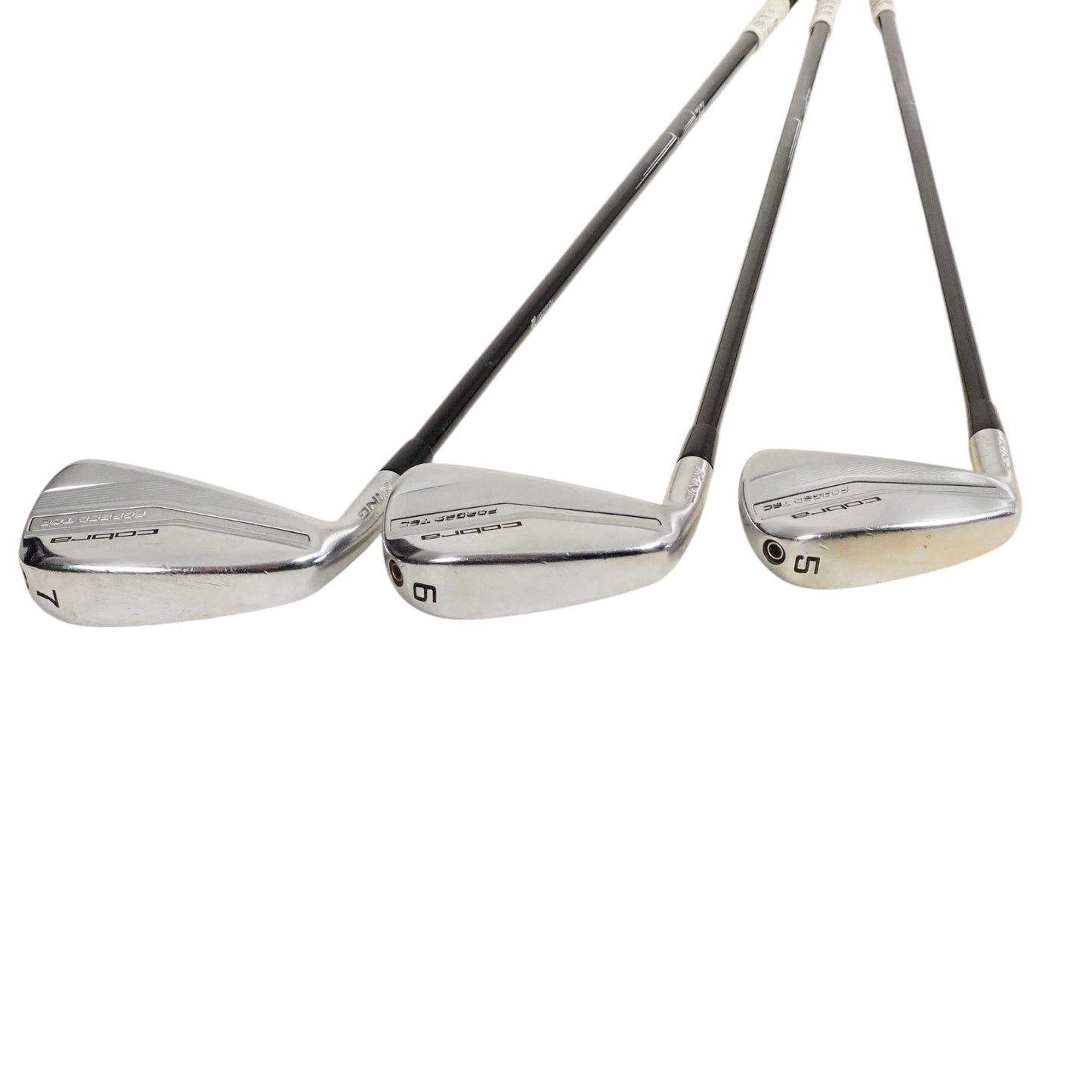 Cobra Forged Tec 5 6 7 Iron Set MMT 105 TX Graphite Extra Stiff Graphite LH