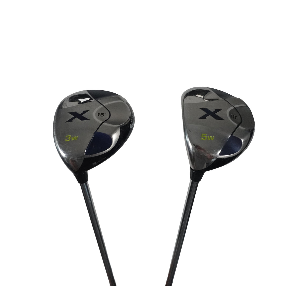 Callaway X 3 and 5 Wood Set Uniflex Steel LH Left Hand NEW GRIPS