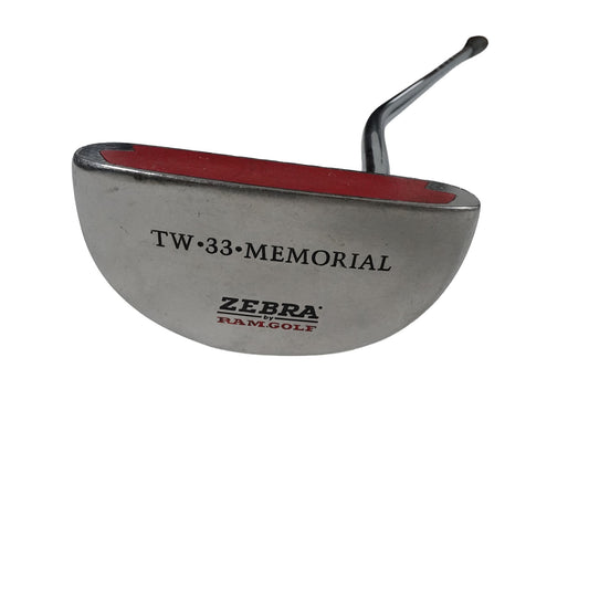 Zebra Ram TW Tom Watson 33 Memorial Mallet Putter 35" All Original RH