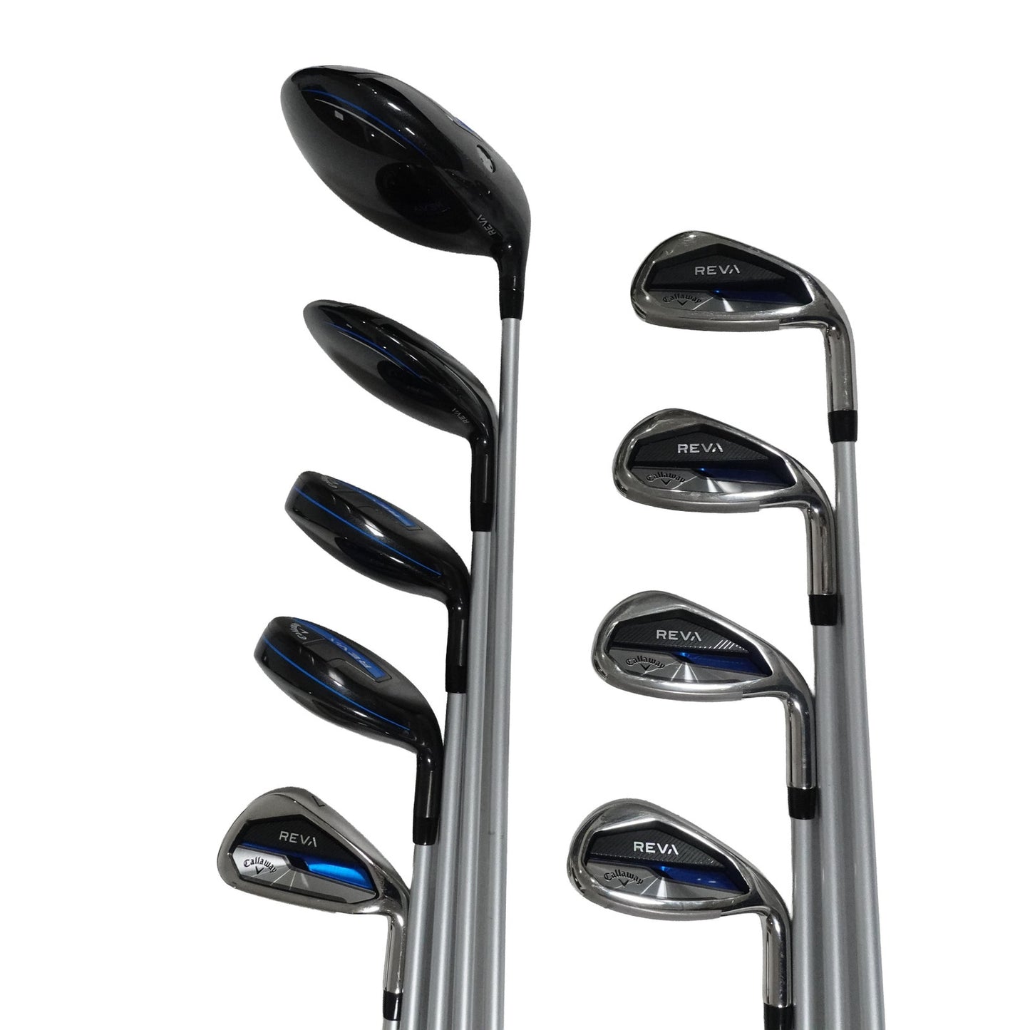 Callaway REVA Driver Wood Hybrid Iron Set Ladies Flex Graphite RH w HC