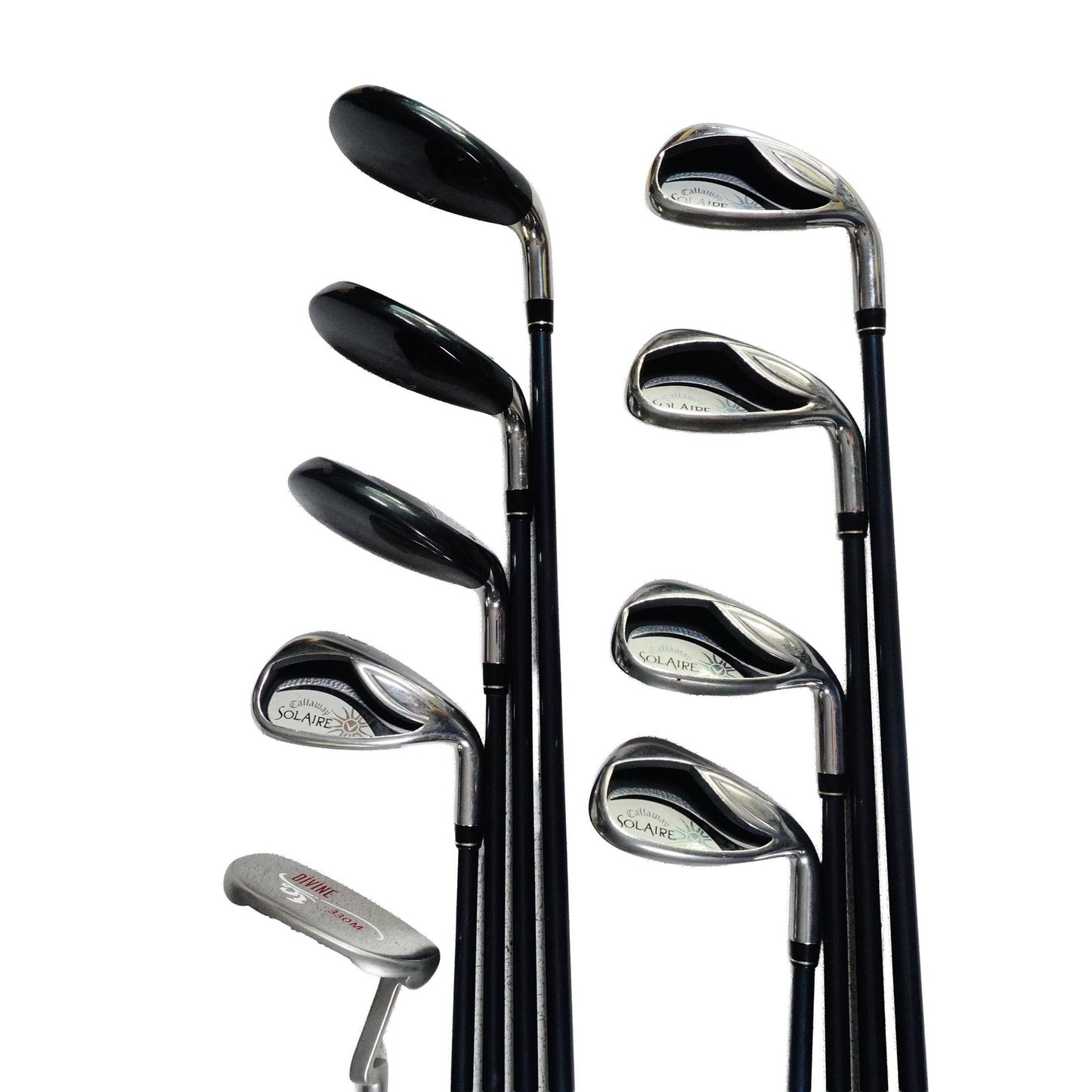 Callaway Solaire 13 Piece Driver Woods Hybrids Irons Putter Ladies Golf Set