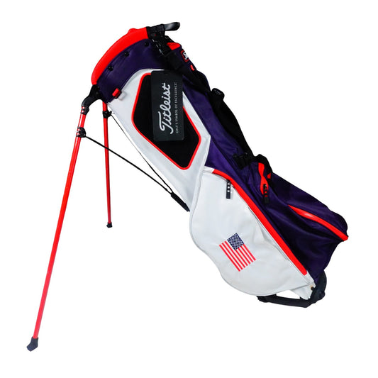Titleist Players 4 Plus Stand Carry Golf Bag USA Red White Blue 4 Way